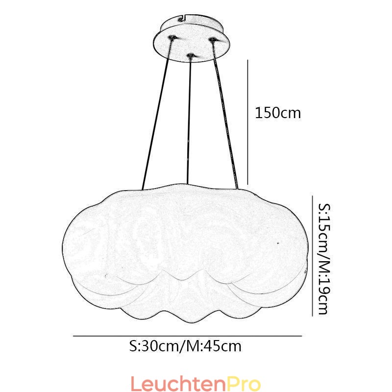 Nordic Pendelleuchte Kreativität Kürbisform Hängeleuchten