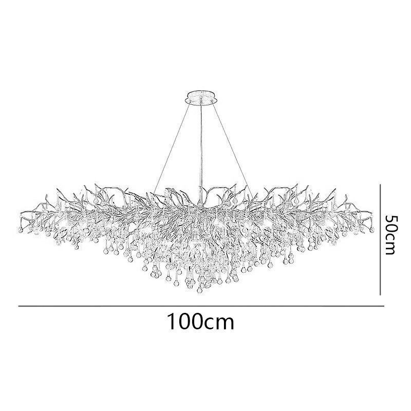 Luxus Kristall Kronleuchter Gold Moderne Decke Hängen Lampe Esszimmer