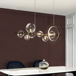 Moderne Glas Bubble Pendelleuchte G9 Glühbirnen Kronleuchter