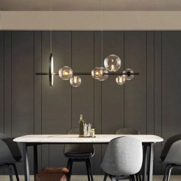 Moderne Glas Bubble Pendelleuchte G9 Glühbirnen Kronleuchter
