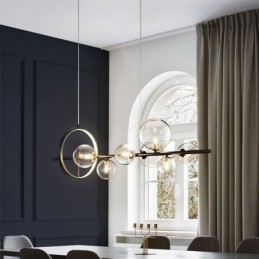 Moderne Glas Bubble Pendelleuchte G9 Glühbirnen Kronleuchter