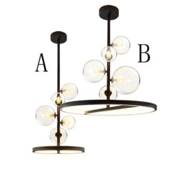Moderne Hängeleuchten Leuchte Kronleuchter Glas Blase Pendelleuchte