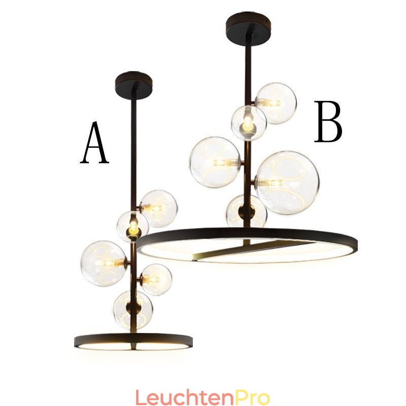Moderne Hängeleuchten Leuchte Kronleuchter Glas Blase Pendelleuchte