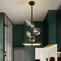 Moderne Hängeleuchten Leuchte Kronleuchter Glas Blase Pendelleuchte