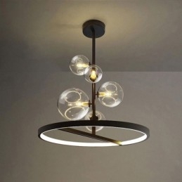 Moderne Hängeleuchten Leuchte Kronleuchter Glas Blase Pendelleuchte