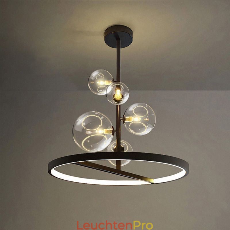 Moderne Hängeleuchten Leuchte Kronleuchter Glas Blase Pendelleuchte