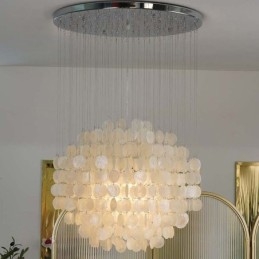 Moderne Shell Pendelleuchte Zeitgenössische Hängende Deckenbeleuchtung Esszimmer