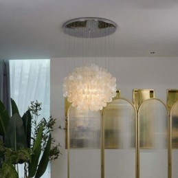 Moderne Shell Pendelleuchte Zeitgenössische Hängende Deckenbeleuchtung Esszimmer