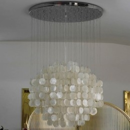 Moderne Shell Pendelleuchte Zeitgenössische Hängende Deckenbeleuchtung Esszimmer