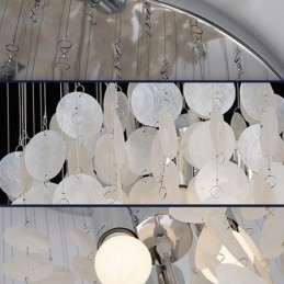 Moderne Shell Pendelleuchte Zeitgenössische Hängende Deckenbeleuchtung Esszimmer