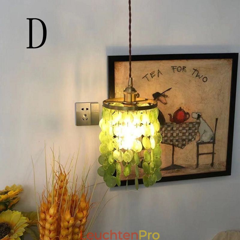 Moderne Klassische Kronleuchter Weiß Shell Schatten Anhänger Beleuchtung Lampe Decke