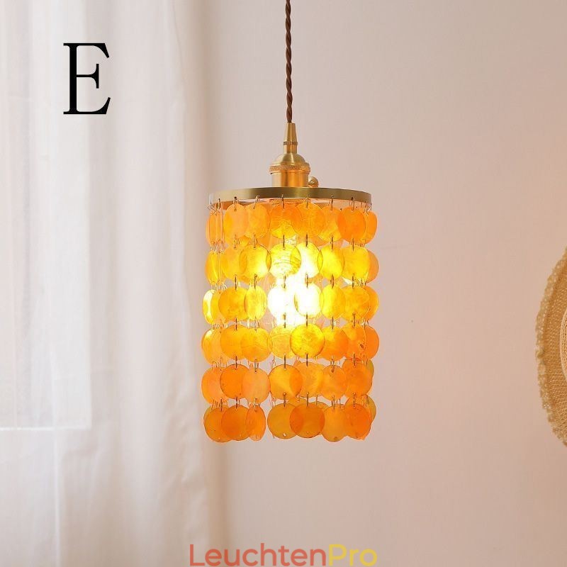 Moderne Klassische Kronleuchter Weiß Shell Schatten Anhänger Beleuchtung Lampe Decke