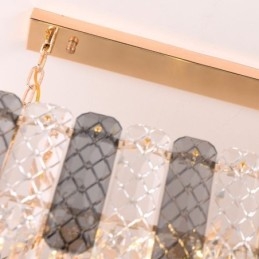 Moderne Kristall Pendelleuchte Luxus Oval Hängeleuchte