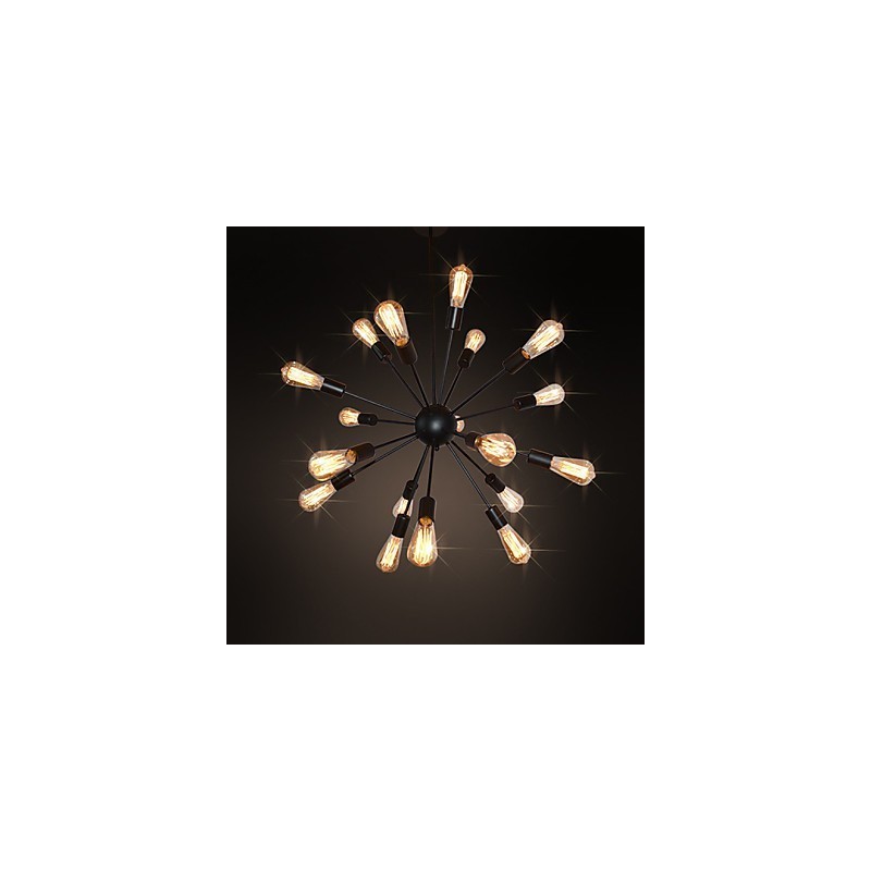Country Designers Kronleuchter aus antikem Messing und Metall