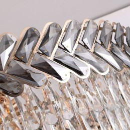 Kristall Pendelleuchte Gold Deckenleuchte
