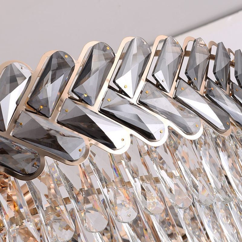 Kristall Pendelleuchte Gold Deckenleuchte