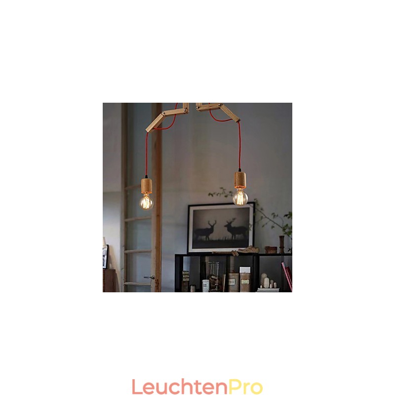 Kronleuchter Mini-Stil Modern Zeitgenössisch Holz Bambus