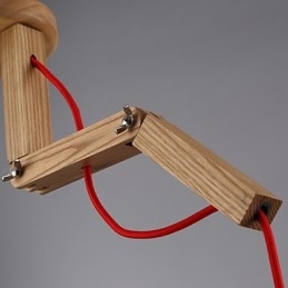 Kronleuchter Mini-Stil Modern Zeitgenössisch Holz Bambus