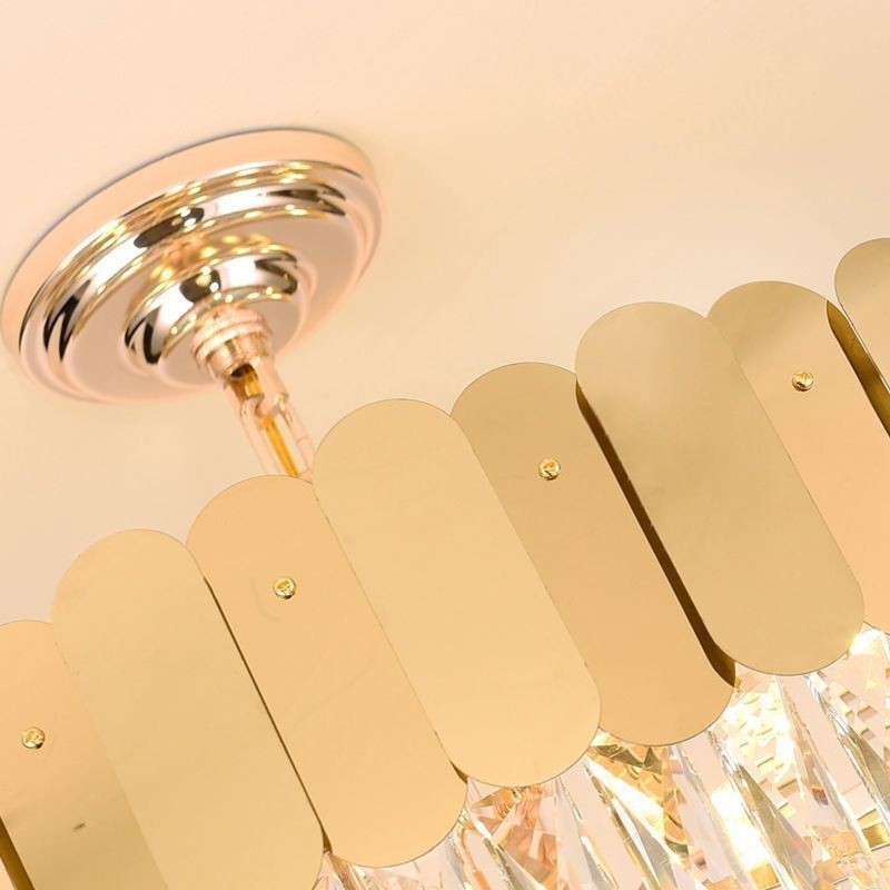 Moderne Pendelleuchte Kristall Runde Hängende Deckenleuchte