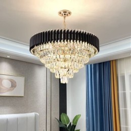 Luxus Kristall Pendelleuchte Deckenleuchte 6 9 12 Lichter