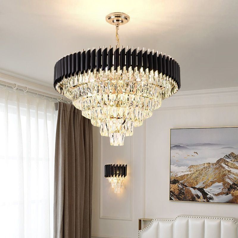 Luxus Kristall Pendelleuchte Deckenleuchte 6 9 12 Lichter