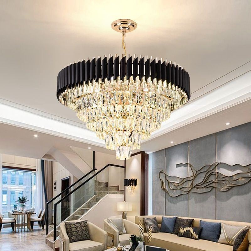 Luxus Kristall Pendelleuchte Deckenleuchte 6 9 12 Lichter
