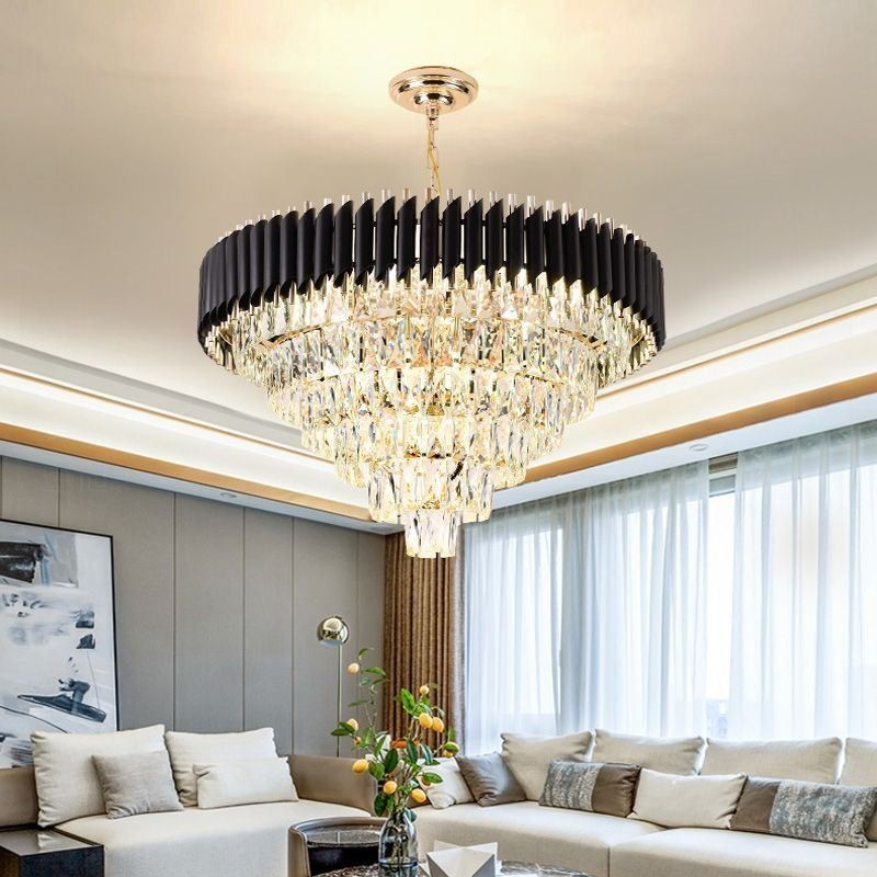 Luxus Kristall Pendelleuchte Deckenleuchte 6 9 12 Lichter