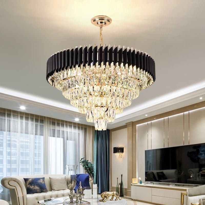 Luxus Kristall Pendelleuchte Deckenleuchte 6 9 12 Lichter