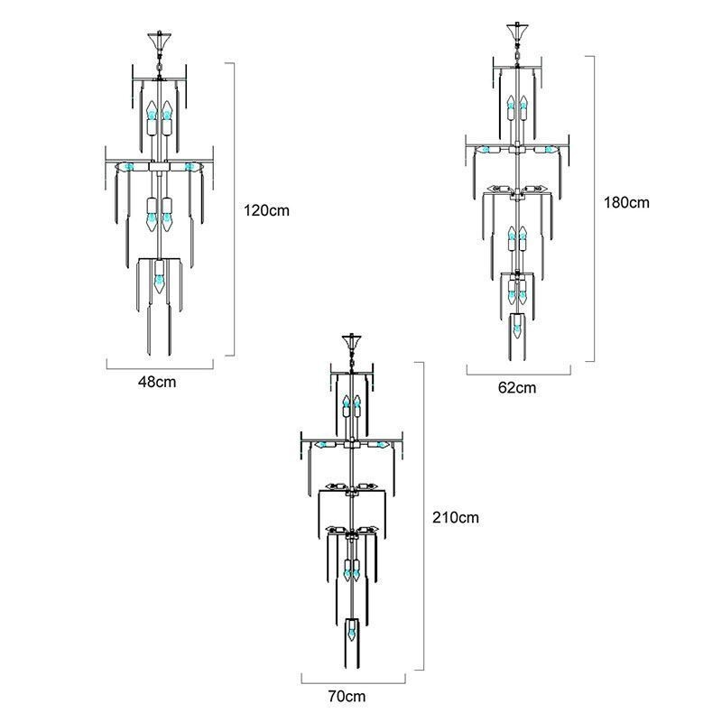 Moderne Kristall Deckenleuchte Pendelleuchte Esszimmer Foyer
