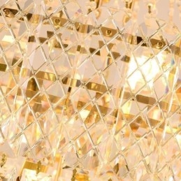 Moderne elegante Kristall Pendelleuchte konische Deckenleuchte