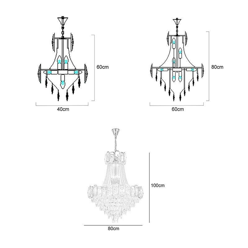 Moderne Kristall-Pendelleuchte, runde Deckenleuchte