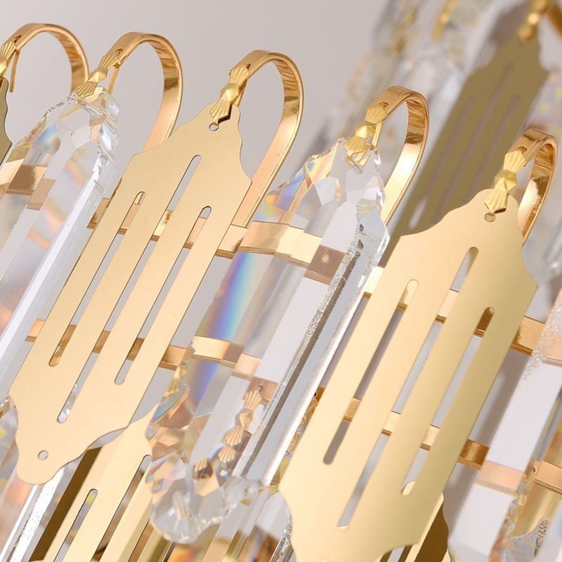 Moderne Kristall-Pendelleuchte, zeitgenössische Deckenlampe