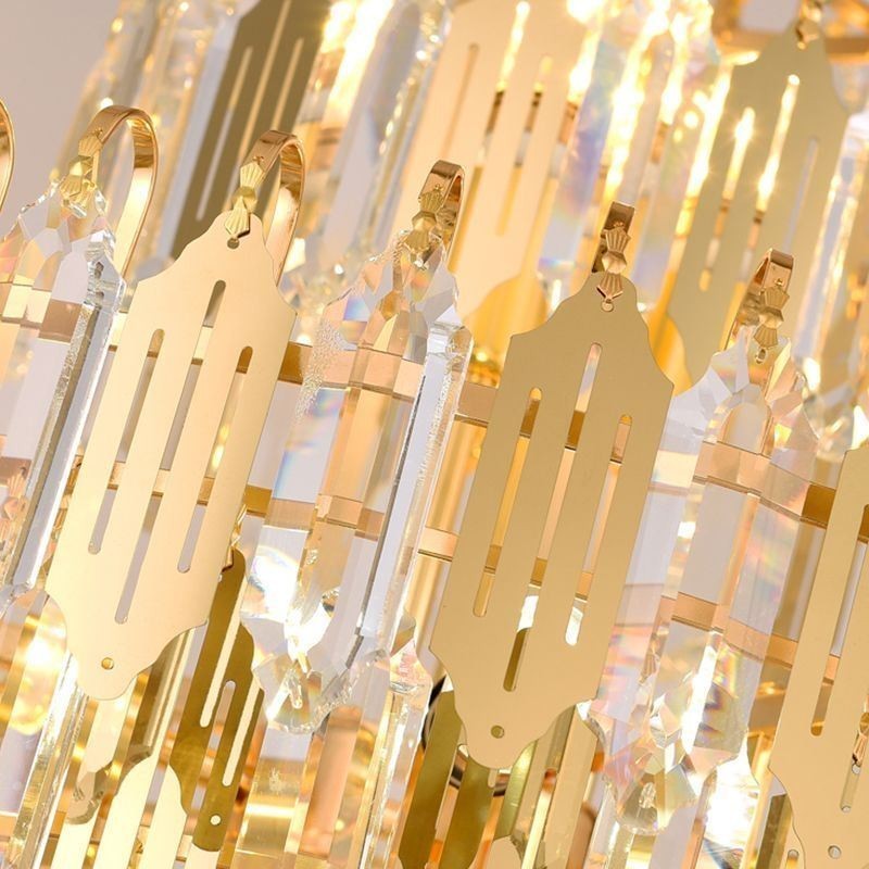 Moderne Kristall-Pendelleuchte, zeitgenössische Deckenlampe