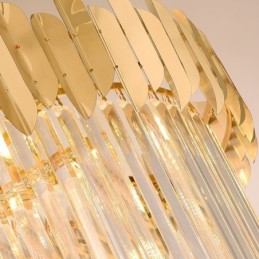 Europäische Pendelleuchte Kristall Hängeleuchte Treppen Foyer