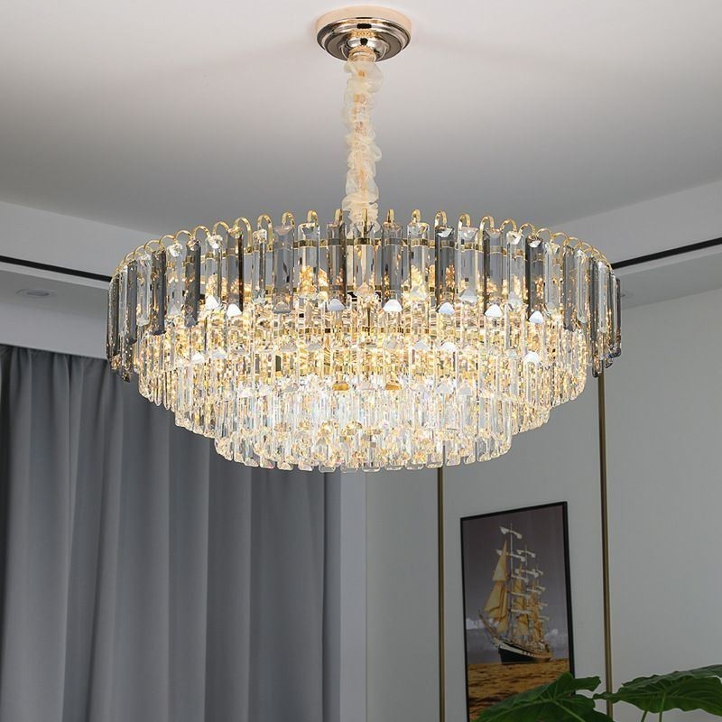 Kristall Pendelleuchte Luxus Deckenbeleuchtung 12 16 Lichter