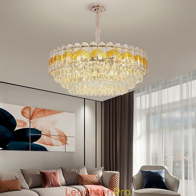 Luxus Pendelleuchte Kristall Deckenleuchte 9 12 16 Lichter