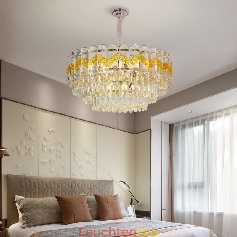 Luxus Pendelleuchte Kristall Deckenleuchte 9 12 16 Lichter