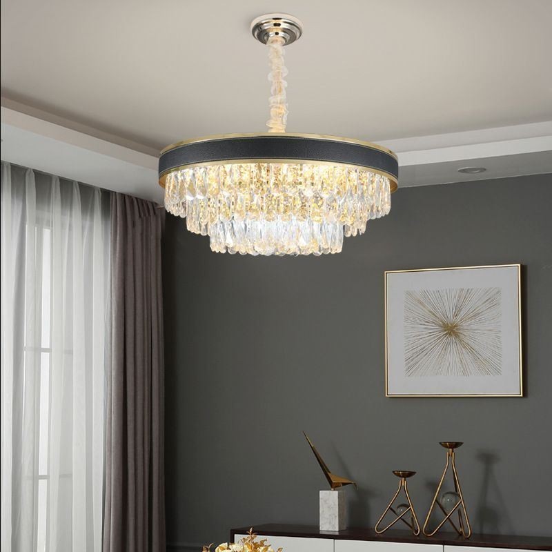 Moderne Pendelleuchte Kristall Deckenleuchte 9 12 16 Lichter