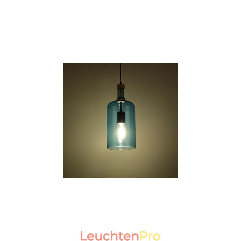 Kronleuchter, moderne Pendelleuchte mit Glasschirm