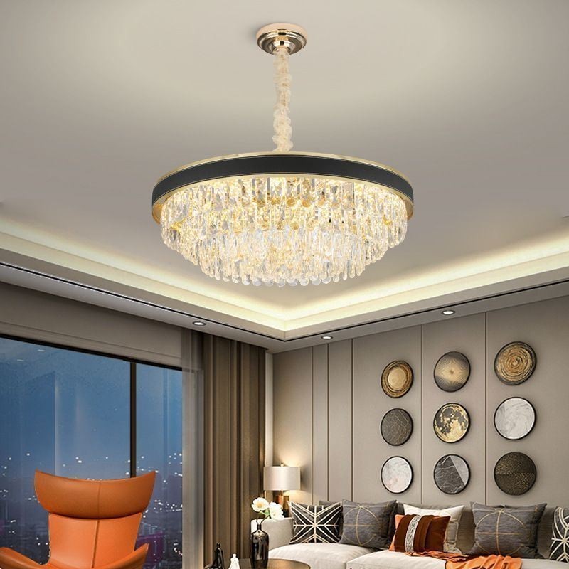 Moderne Pendelleuchte Kristall Deckenleuchte 9 12 16 Lichter