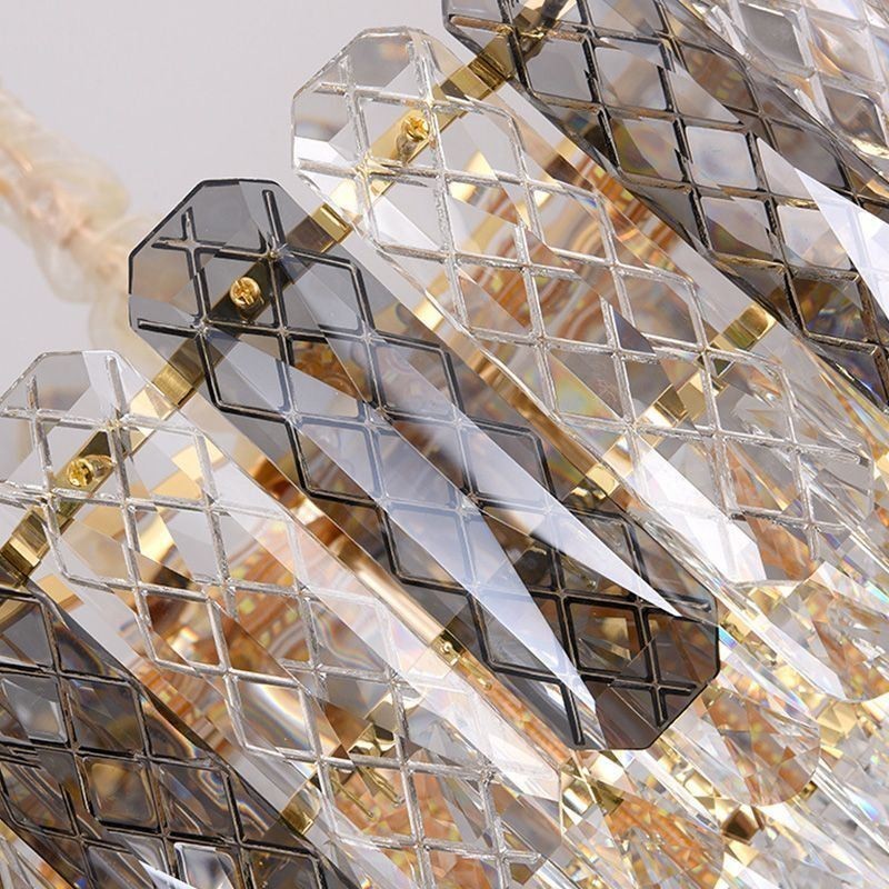 Europäische Pendelleuchte Kristall Runde Deckenleuchte