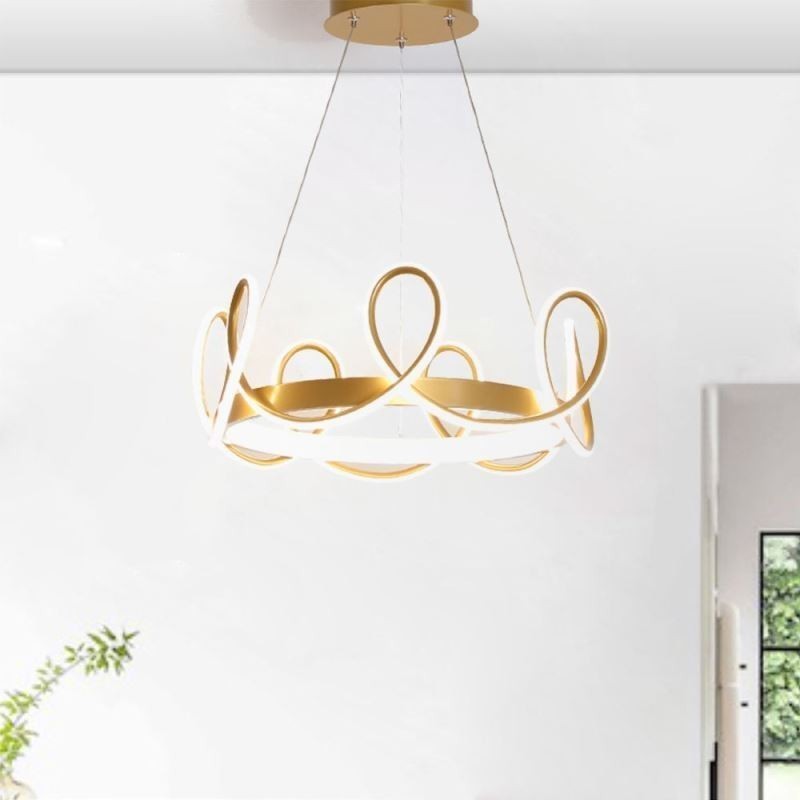 Moderne Hängeleuchte Crown Pendelleuchte Aluminium 1 Licht