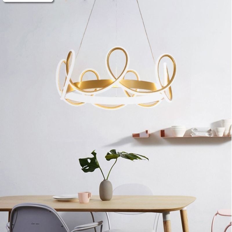 Moderne Hängeleuchte Crown Pendelleuchte Aluminium 1 Licht