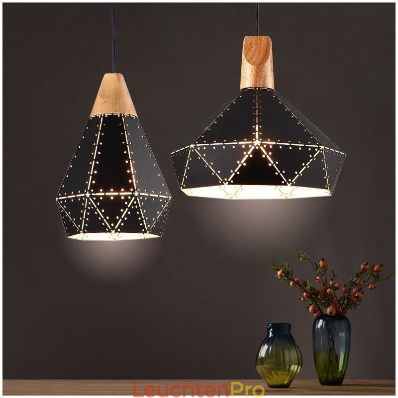 Industrielle Retro Vintage Hängeleuchte Hohl Lampenschirm