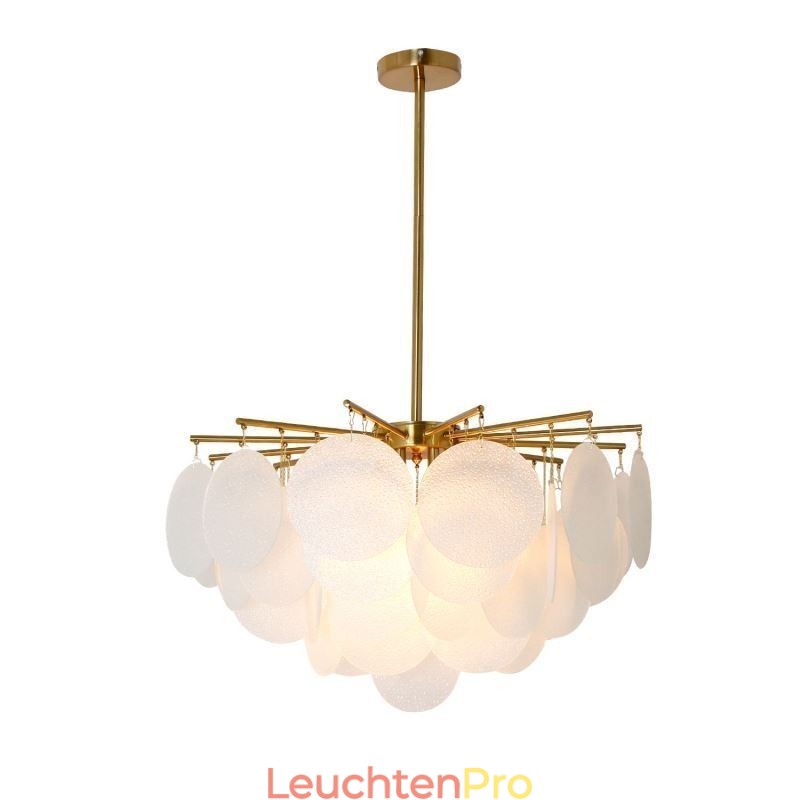 Moderne 6-flammige Hängeleuchte Pendelleuchte mit Glasform