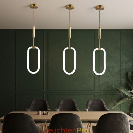 Moderne einfache Pendelleuchte Messing Deckenleuchte Moderne einfache Pendelleuchte Messing Deckenleuchte
