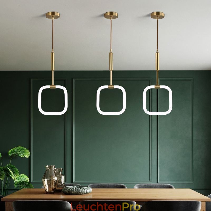 Moderne einfache Pendelleuchte Messing Deckenleuchte
