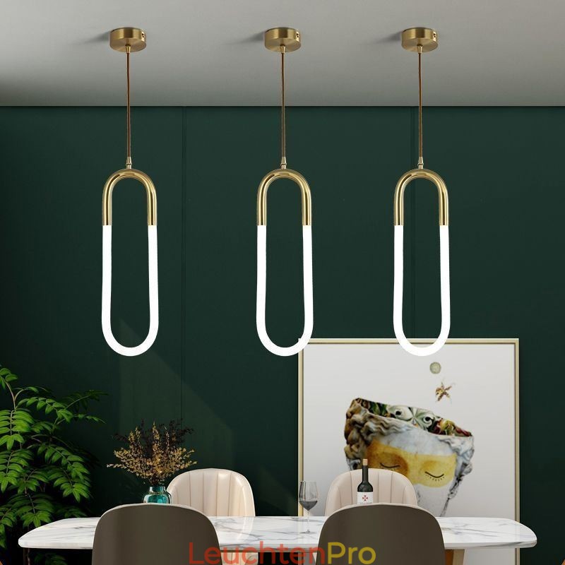 Moderne einfache Pendelleuchte Messing Deckenleuchte