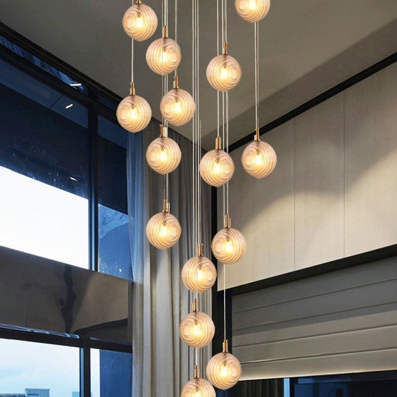 Glas Pendelleuchte Kreative Dekorative Glaskugel Loft