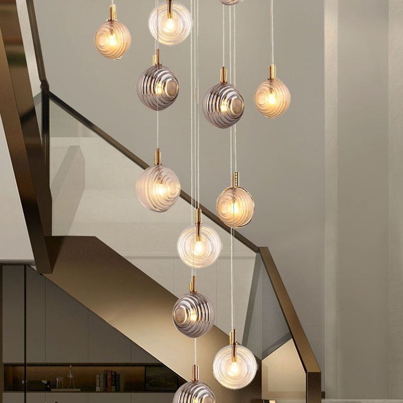 Glas Pendelleuchte Kreative Dekorative Glaskugel Loft
